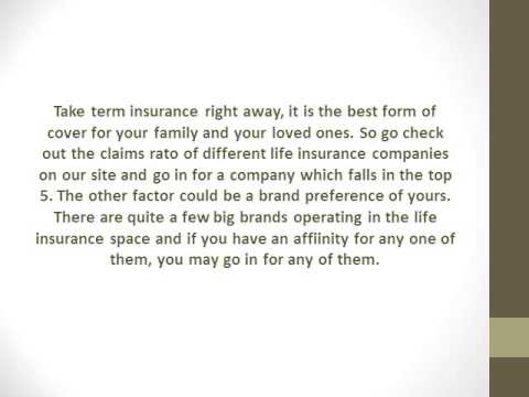 Which is the Best Term Insurance Plan