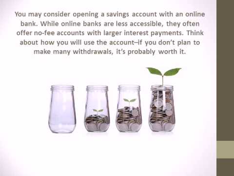 How To Choose and Open a Personal Savings Account