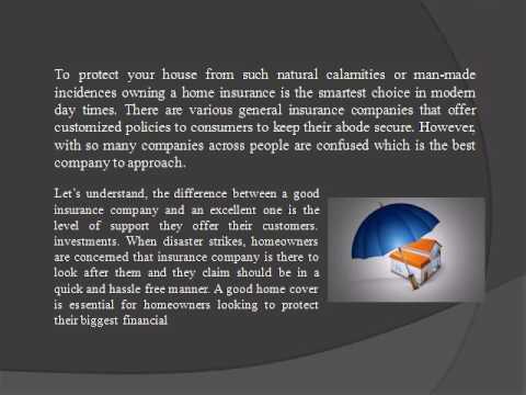 "Home Insurance" is the best way to protect & secure your abode