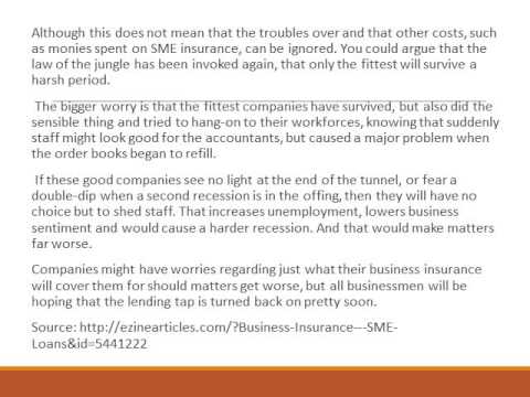 SME Loans : Business Insurance - SME Loans