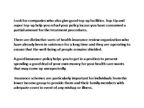 Use health insurance reviews to choose the best firm
